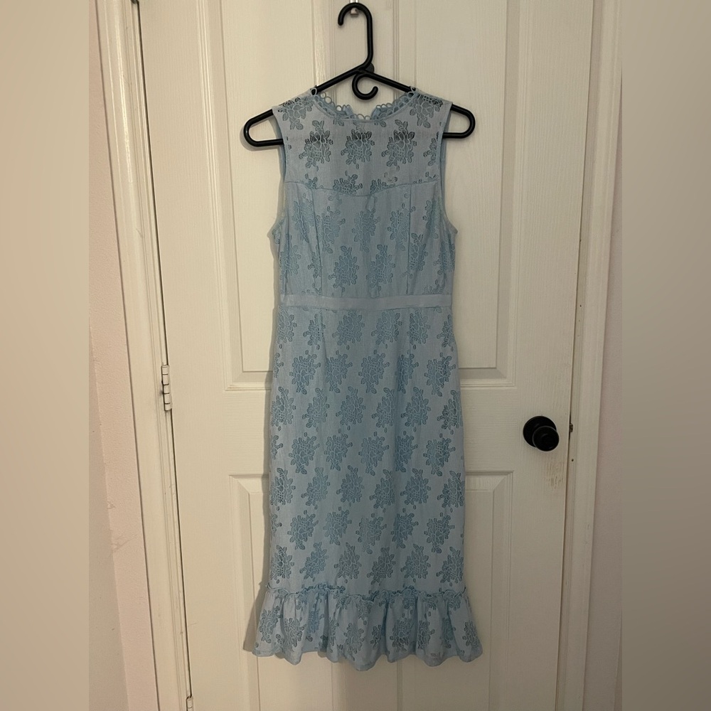 miami Pale Blue Lace Dress Top from Francesca’s